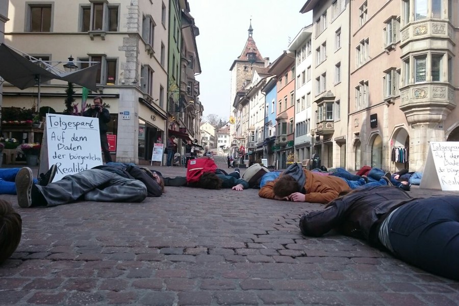 Schaffhausen liegt am Boden